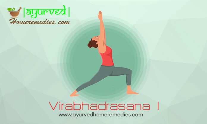 How to do Warrior I Pose/Virabhadrasana 1 | Benefits Of Virabhadrasana ...