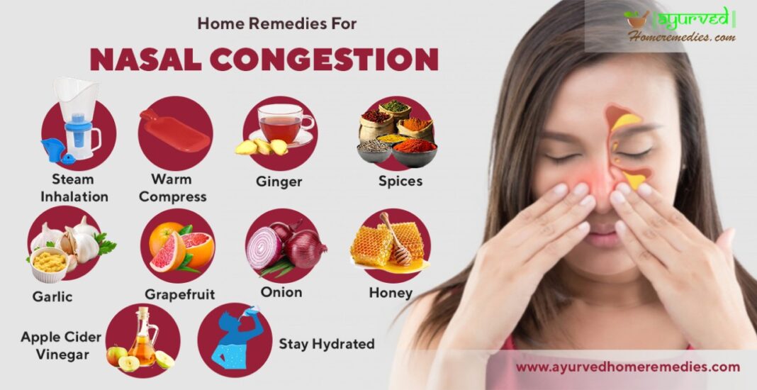 10 Home Remedies To Clear Nasal Congestion Natural Remedies To Soothe Sinus Congestion 8004